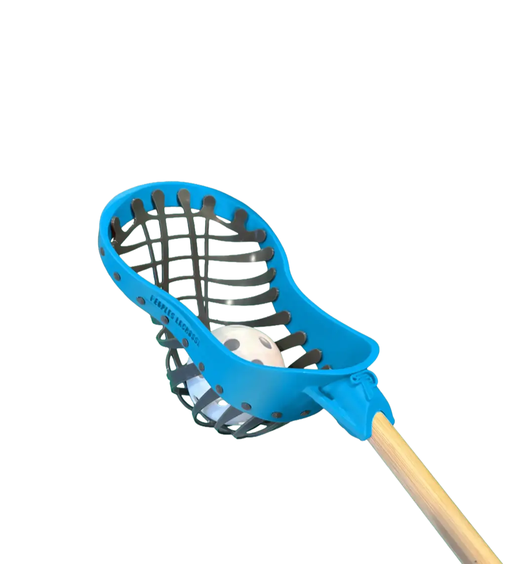 People's Lacrosse Skill Stick in Electric Blue