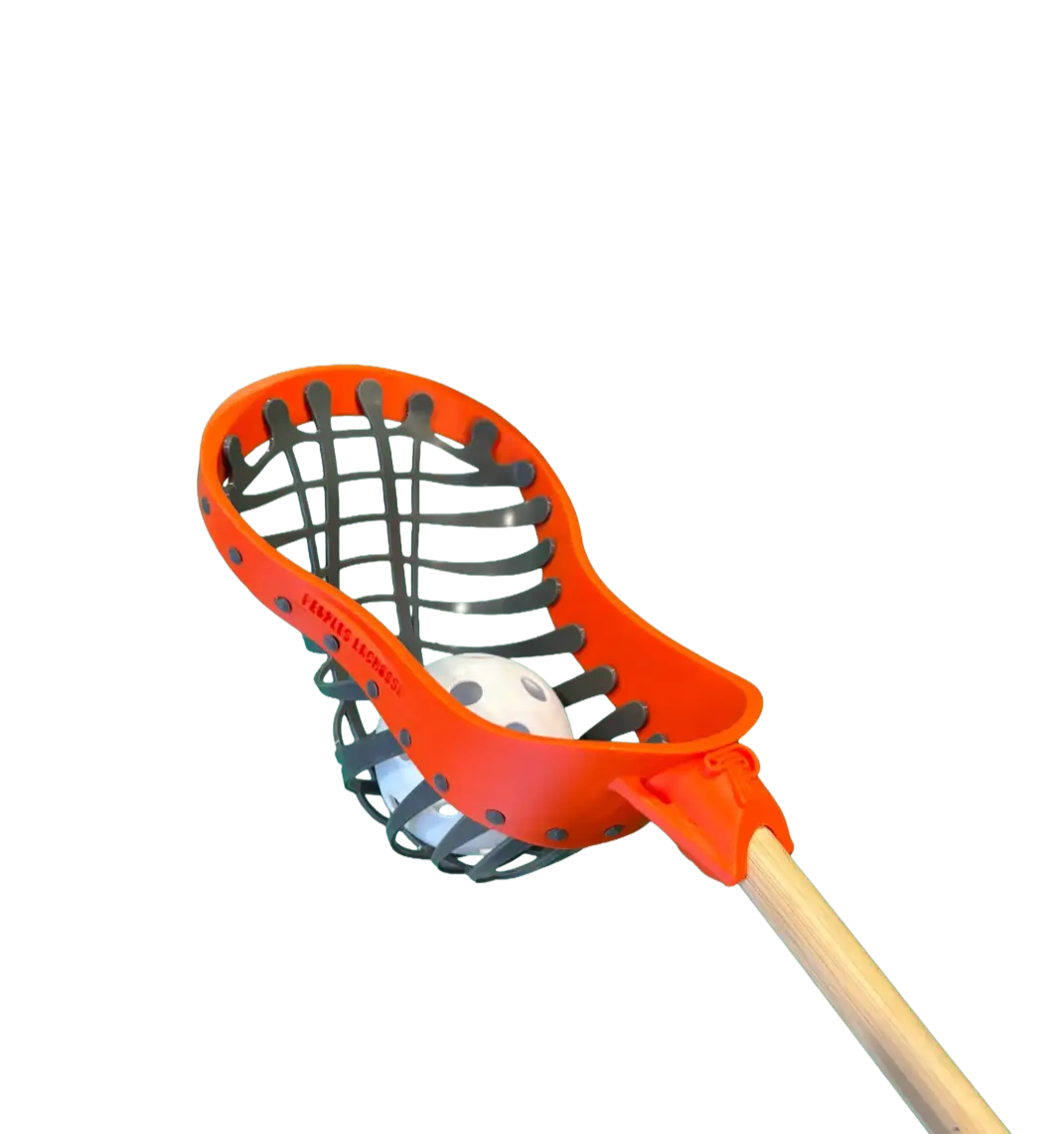 People's Lacrosse Skill Stick in Energy Orange